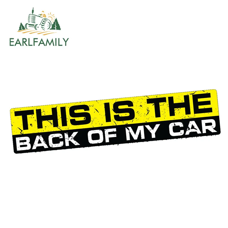 EARLFAMILY 15cm x 3cm Car Styling Waterproof I Go Anywhere Decal Sticker Vinyl Funny 4x4 Offroad 4wd Funny Car Sticker