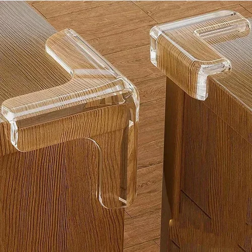 Protectores de protección de bordes de esquina anticolisión para niños, Protector de silicona para esquinas de seguridad para bebés, mesa suave transparente, 4/10 Uds.