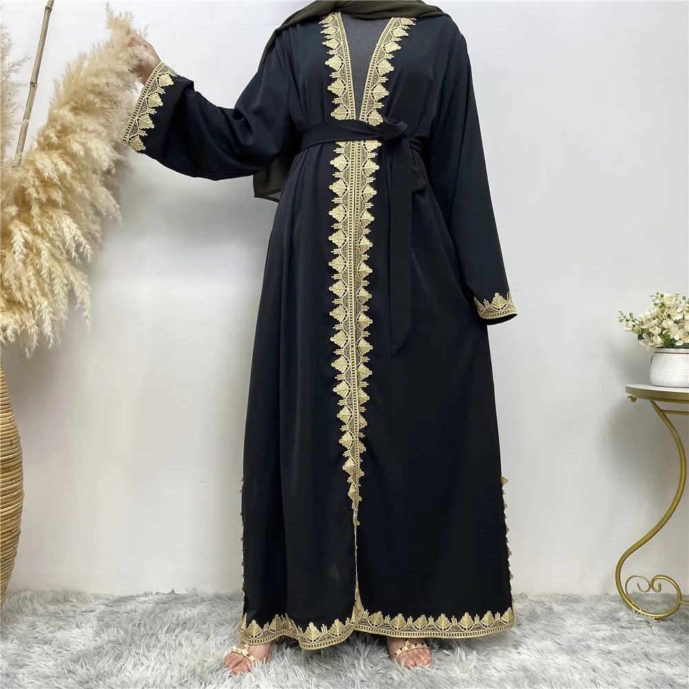 Modest Abaya Ramadan Dubai Robe Femme Musulmane Turkey Kaftan Islamic Clothing Muslim For Women Kimono Caftan Marocain Cardigan