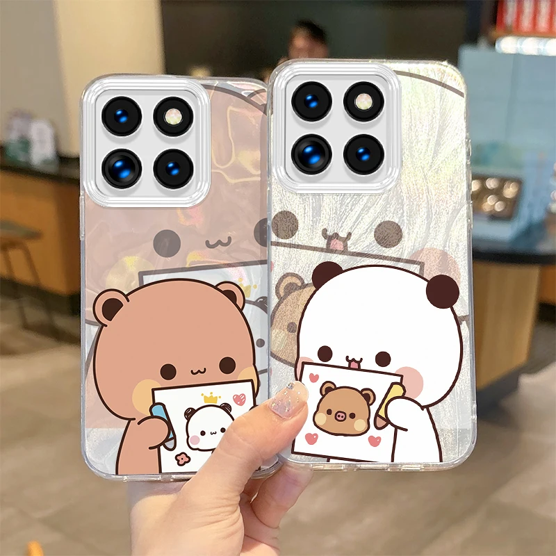Cute BuBu DuDu Couple Cartoon Phone Case For Xiaomi 15 Pro Case Poco X6 X3 F6 M6 M4 Pro C75 13T 14T 11X 11 Lite Shockproof Cover