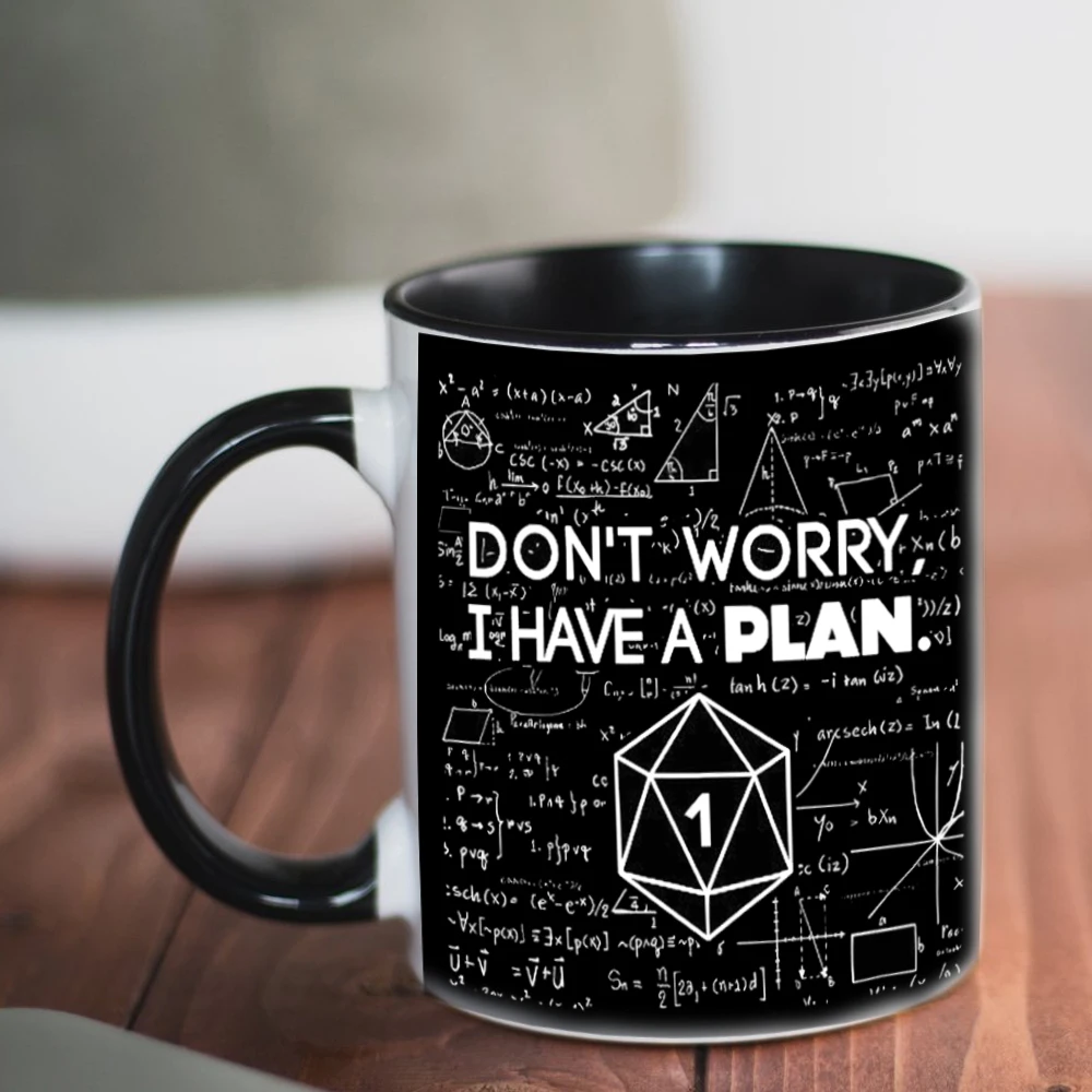 i have a plan Mug 11oz Physics and mathematics discipline coffee mug The institute office coffee mug students mug