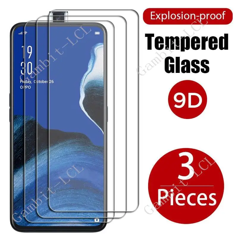 3PCS Tempered Glass For OPPO Reno2 Z 6.5