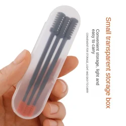 3pcs Portable Manual Nose Hair Trimmer Washable For Men And Women With Storage Box Waterproof Double Head Nose Hair Removal