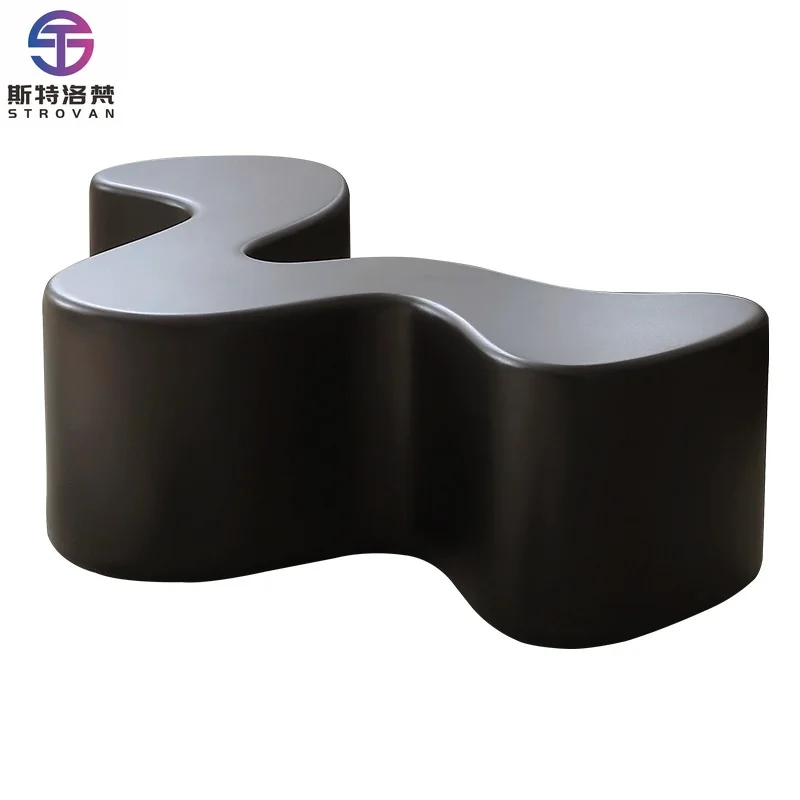 

Style Unique Shape Fiberglass Customize Color Coffee Table Furniture for Living Room