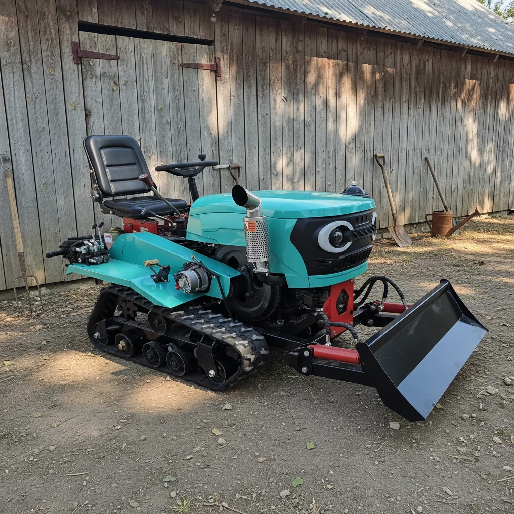 Customize Crawler Tractor Agricultural Multifunctional Farm Diesel Power Mini Crawler Tractor