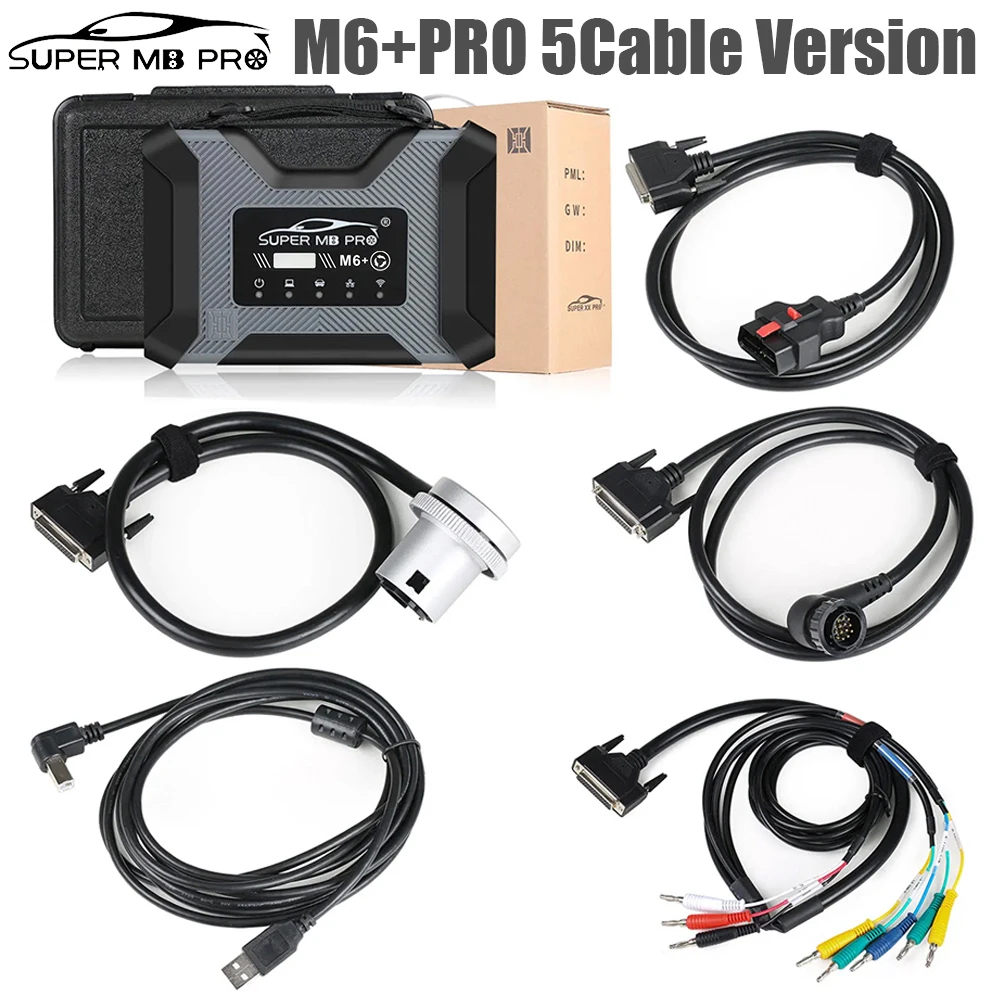 Super MB SD Star Pro M6+ M6+PRO  M6 Plus All New Upgrade DoIP VCI For Benz Trucks Buses Heavy Duty Diagnostic Program Tool