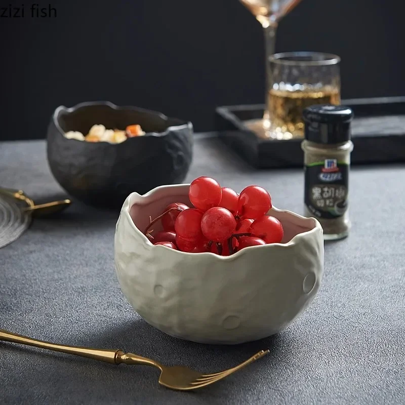 

Матовая керамическая миска из яичной скорлупы, десертная миска, миска для фруктового салата, миски для йогурта, миски для супа, молекулярная кухня, ресторанная посуда
