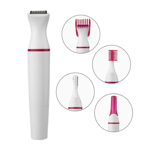 5 In 1 Women Hair Removal Shaver Female Electric Shaving Machine Mini Trimmer Razor Bikini for Eyebrow Underarm Clipper Epilator