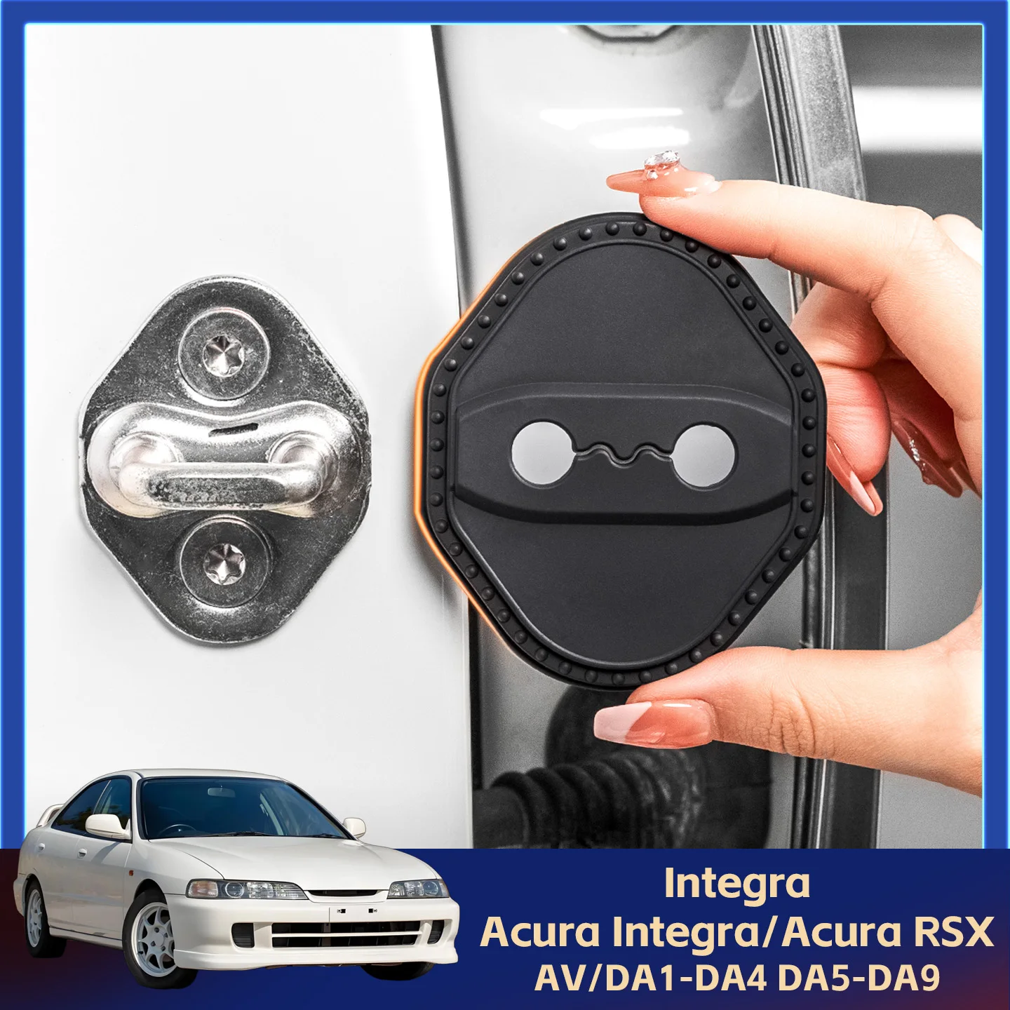 2/4Pcs Silicone Car…