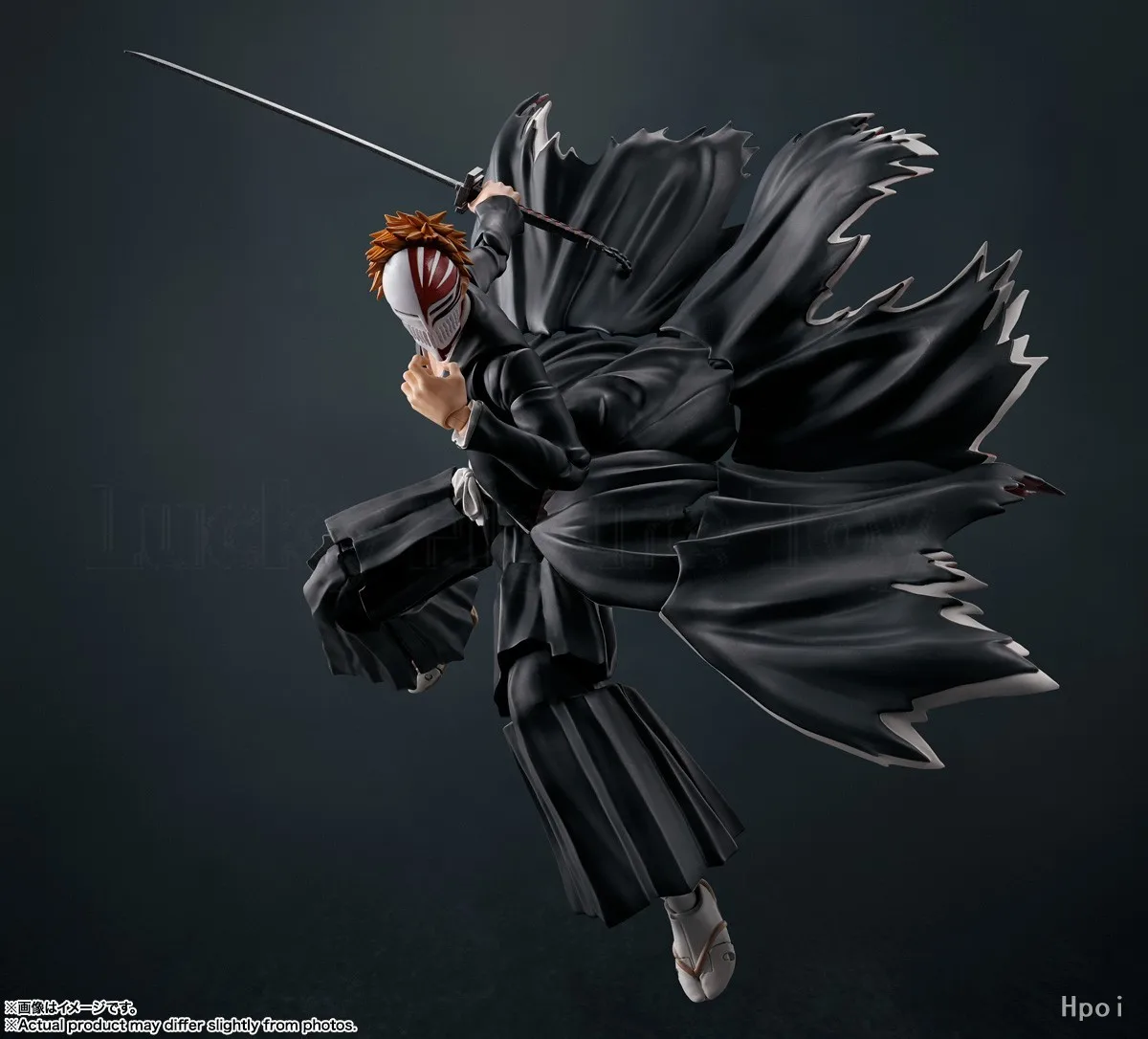【متوفر】BANDAI SHF BLEACH Kurosaki Ichigo Crescent Moon Action Figure Model Toy