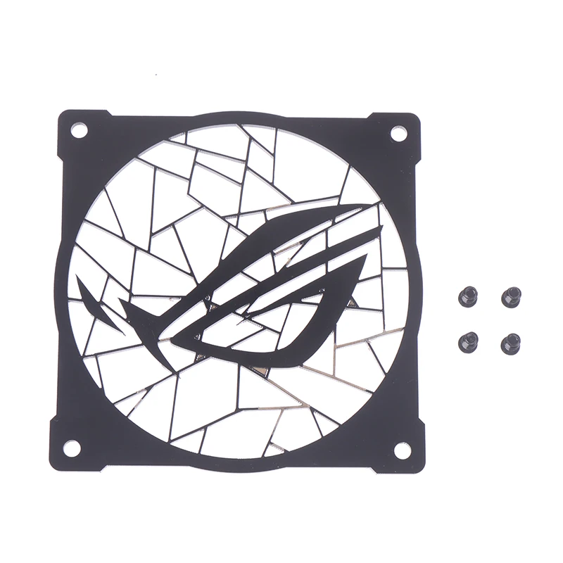 Computer Mesh DIY Cpu Cooler PC Fan Dust Filter Dustproof Case Guard Protector Cover Removable Acrylic Cooling Fan RGB Cover