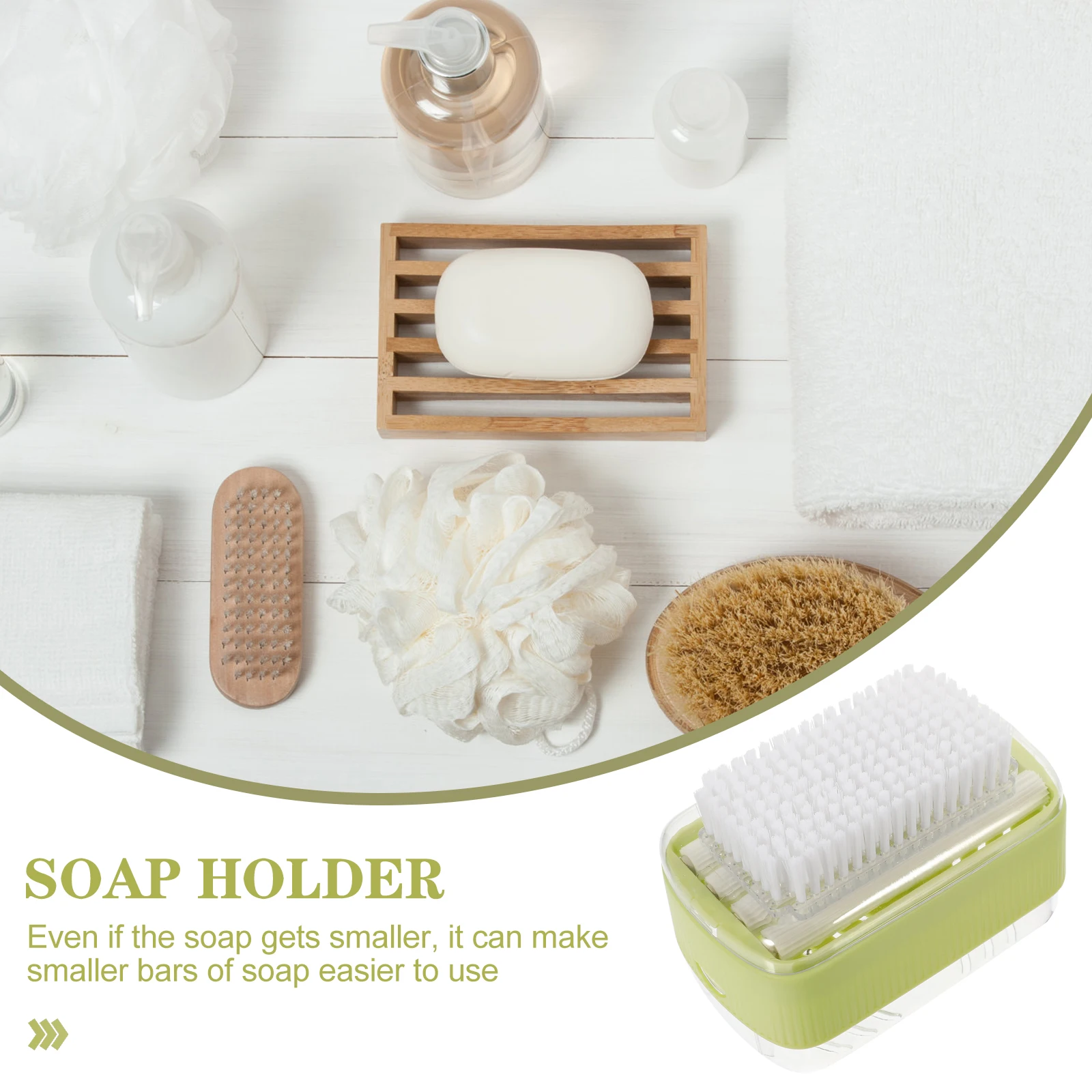 

Foaming Soap Roller Laundry Brush Container for Traveling Holder Multifunction Multi-Functional Dish Light Green Storage