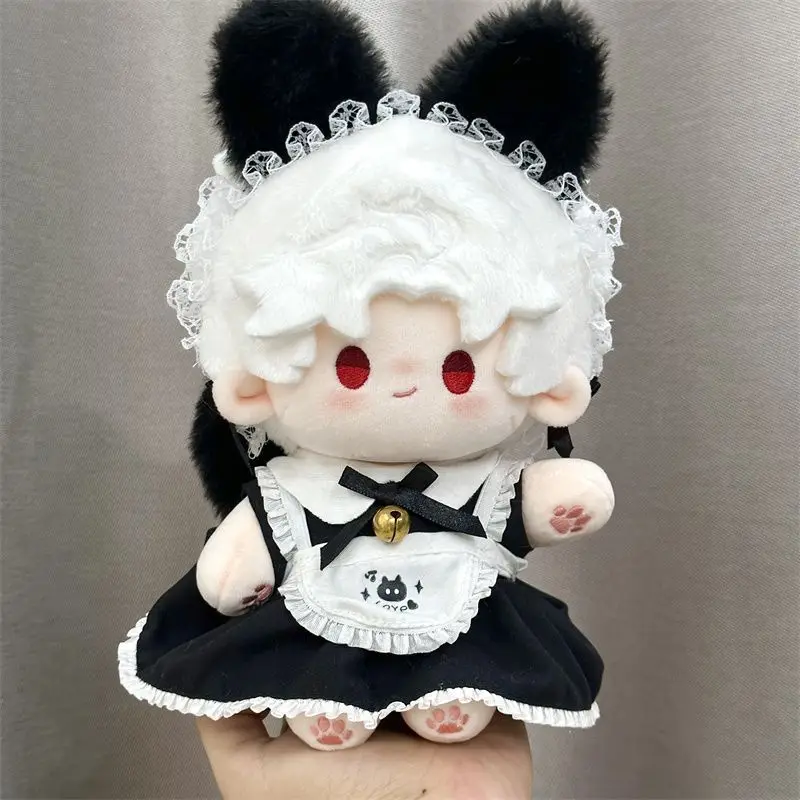 เสื้อผ้าตุ๊กตาผ้าฝ้าย 20 ซม. กระโปรงแม่บ้านสุดน่ารัก