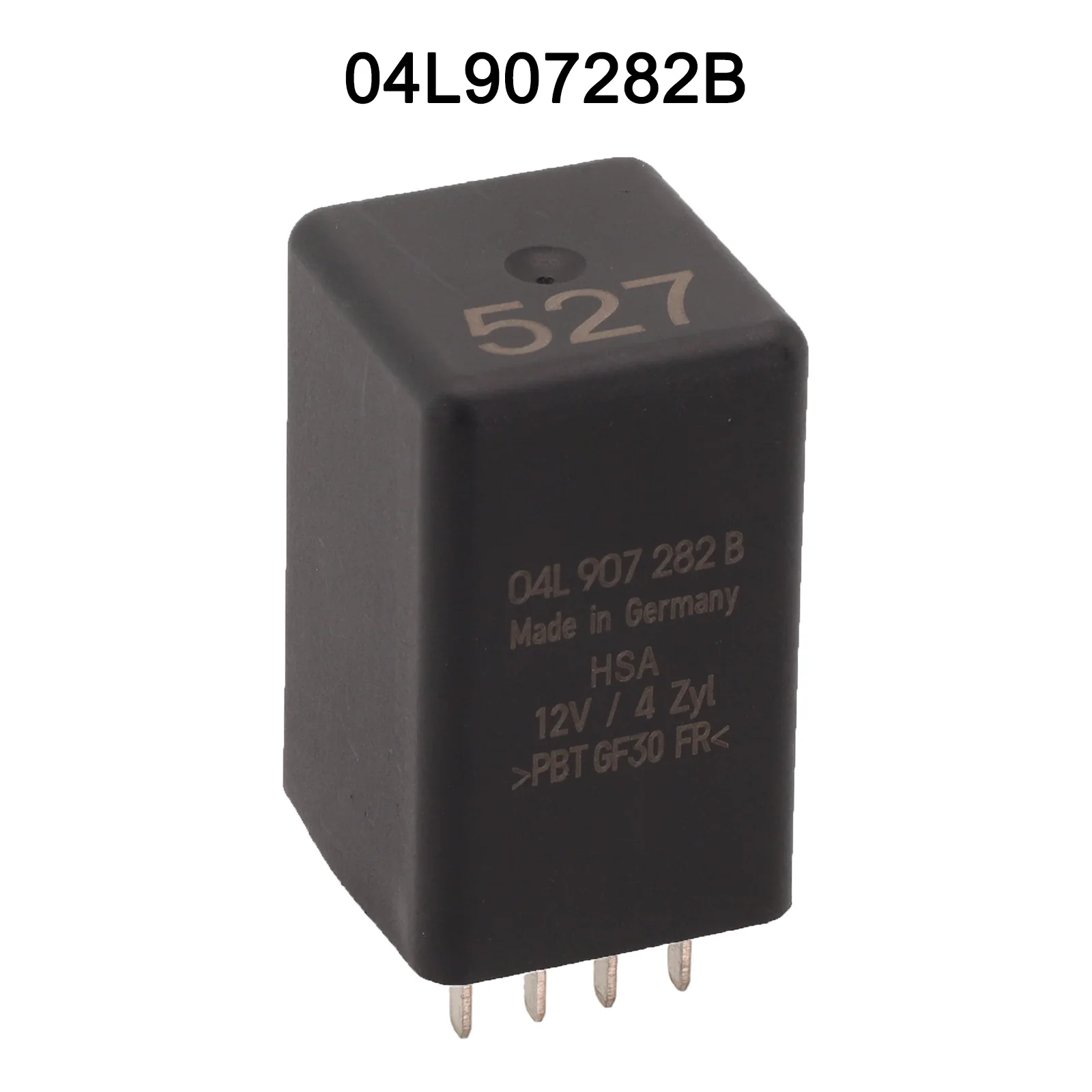 Color Negro 04L907282B Relé Rápido de Instalar Instalación de reemplazo Resistente al desgaste Anticorrosión Fácil de usar