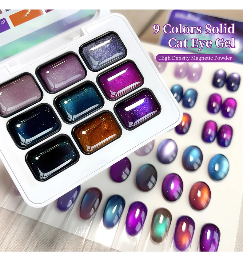 Jillradia 9 Farben Patting Gel Smudge Canned Hochpigmentierter Beliebter Semi-Fester Nagellack Gel Speziell für Nagelstudios – Detail 5