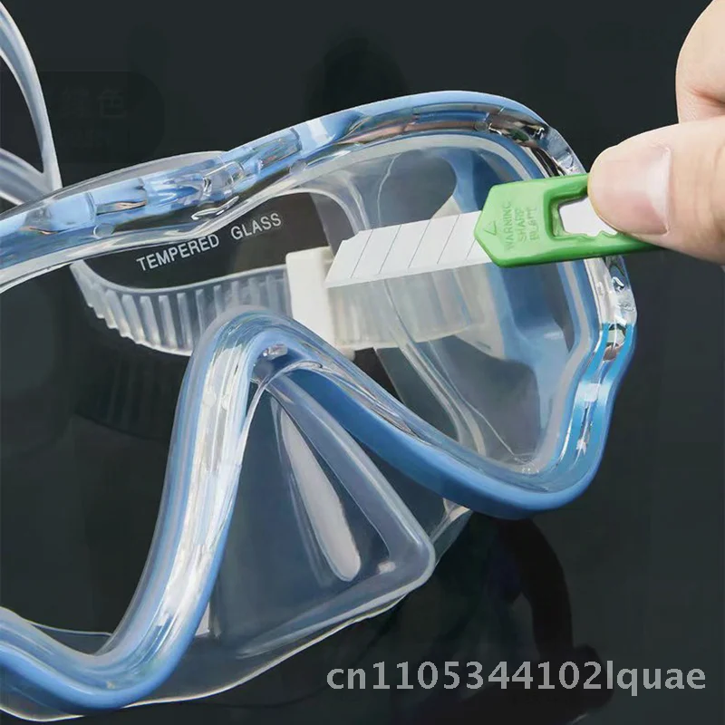 

Детские водонепроницаемые противотуманные очки для дайвинга с дыхательной трубкой, полностью сухой костюм для подводного плавания, силиконовое снаряжение для плавания синего цвета