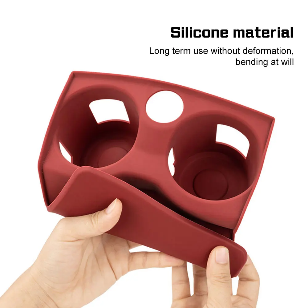 For BMW 3 4 5 Series G20 G30 G22 I3 I4 X3 X4 G01 G02 Silicone Wireless Car Central Control Storage Box Drinks Holder Accessories 3