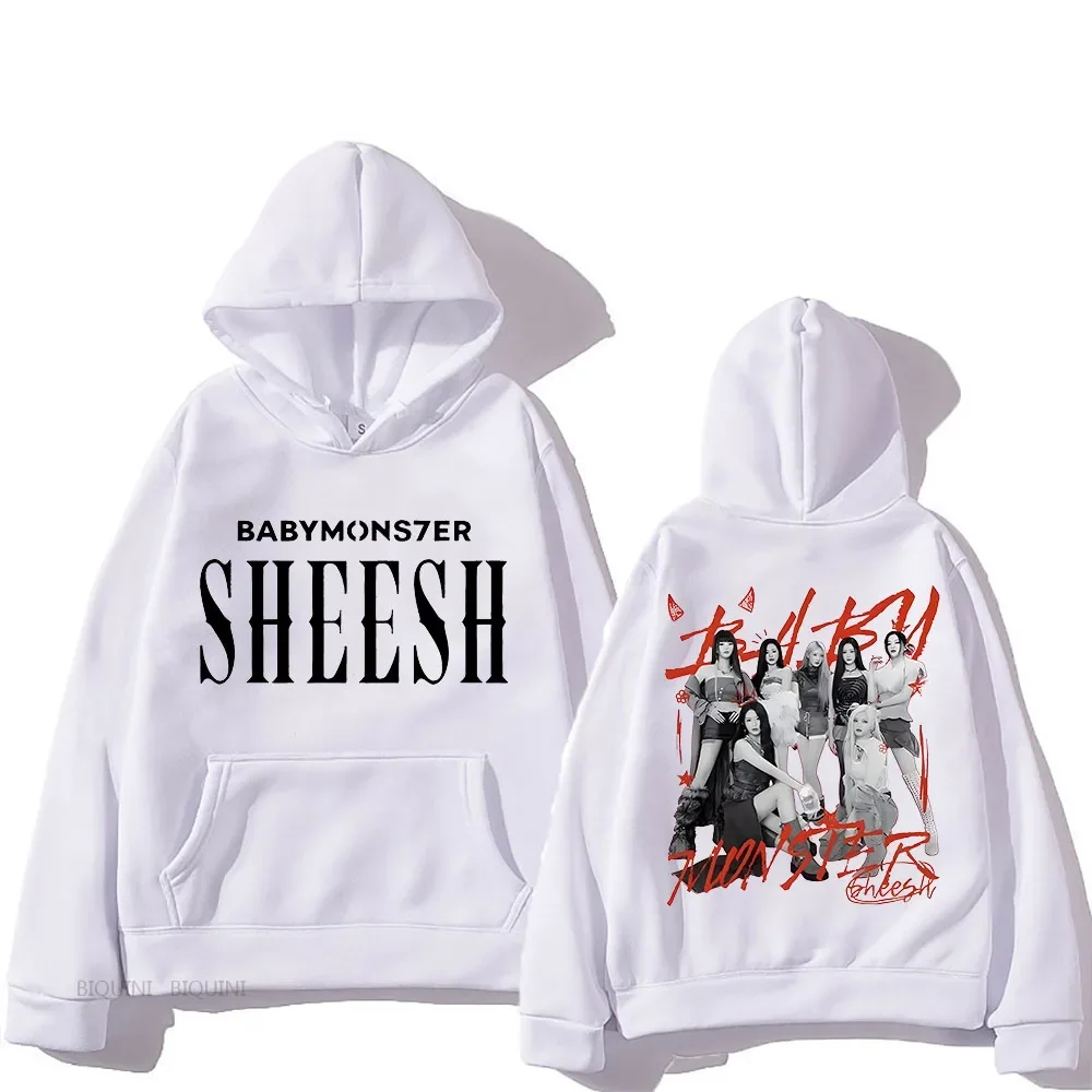 

Sudaderas Retro Hooded BABYMONS7ER Korean Style Fashion Sweatshirts Ropa Mujer Fleece Clothing Graphic Printing Casual Pullovers