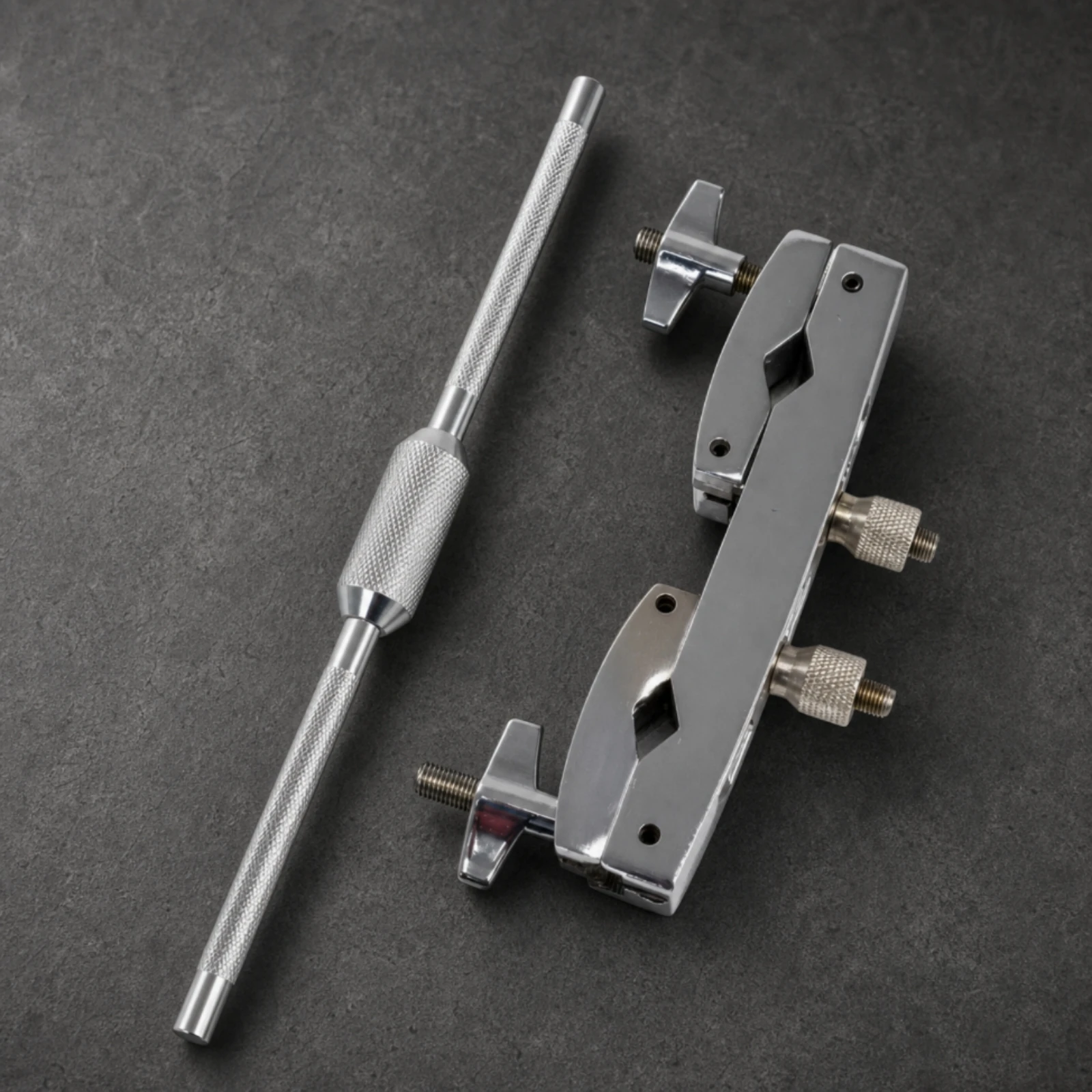 Drum Hardware Extension Clamp Chrome Extension Arm Percussion Holder Compact Instrument Accessory Versatile for Drummers