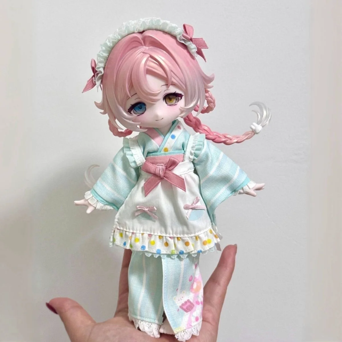 （customization 30day）BJD doll clothes suitable for 1/12  size white set clothes set doll accessories (4 points)