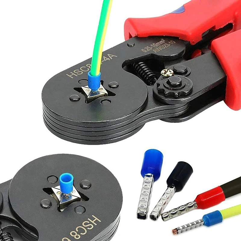 Cavo Collegare 400 pz Terminale Connettore Isolato Terminale A Crimpare Terminale Isolato Pressato A Freddo Termina E0508 7508 1008 1510 2512 4012