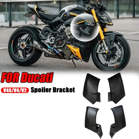 Ducati Streetfighter V4 용 WINGLETKIT V4S V2 오토바이 액세서리, 고정 날개 V4 고정 윙렛