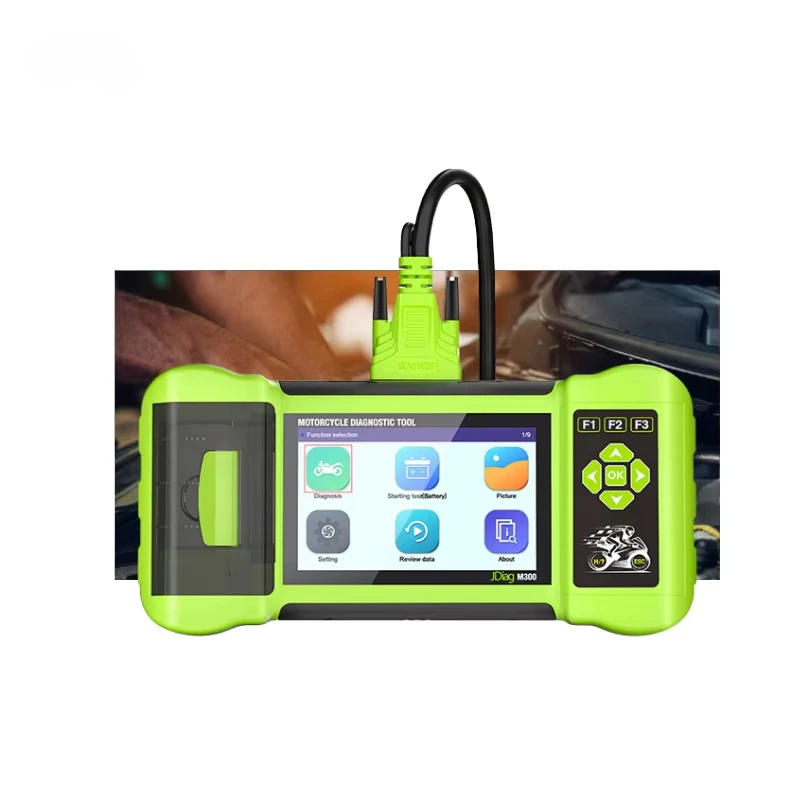 

Jdiag M300 Full Master Motorcycle Engine Analyzer and Code Reader Motor Diagnostic Scan Tool for Harley Yamaha