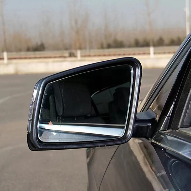 Side Heated Electric Wide Angle Wing Mirror Glass For Mercedes-Benz A B C E S GLA GLK CLS W212 W204 W221 Blind spot assist