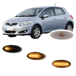 Dla Toyota Auris ADE15 # NZE15 # ZRE15 #2006 2007 2008 2009 2010 2011 2012 sekwencyjna lampka sygnalizacyjna bocznego znacznika LED