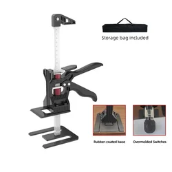 2024 Labor Saving Arm Jack 12.4 Inch Hand Lifting Jack Tool Adjustable Height Furniture Lifter Slow/Fast Drop in 2 Speeds Mode