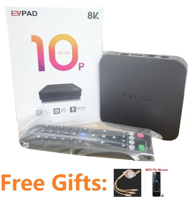 Official store original 2024 EVPAD 10p 10s 8k pro tv box 6p 6s hot in China  HK singapore malay korea uk japan europe usa canada