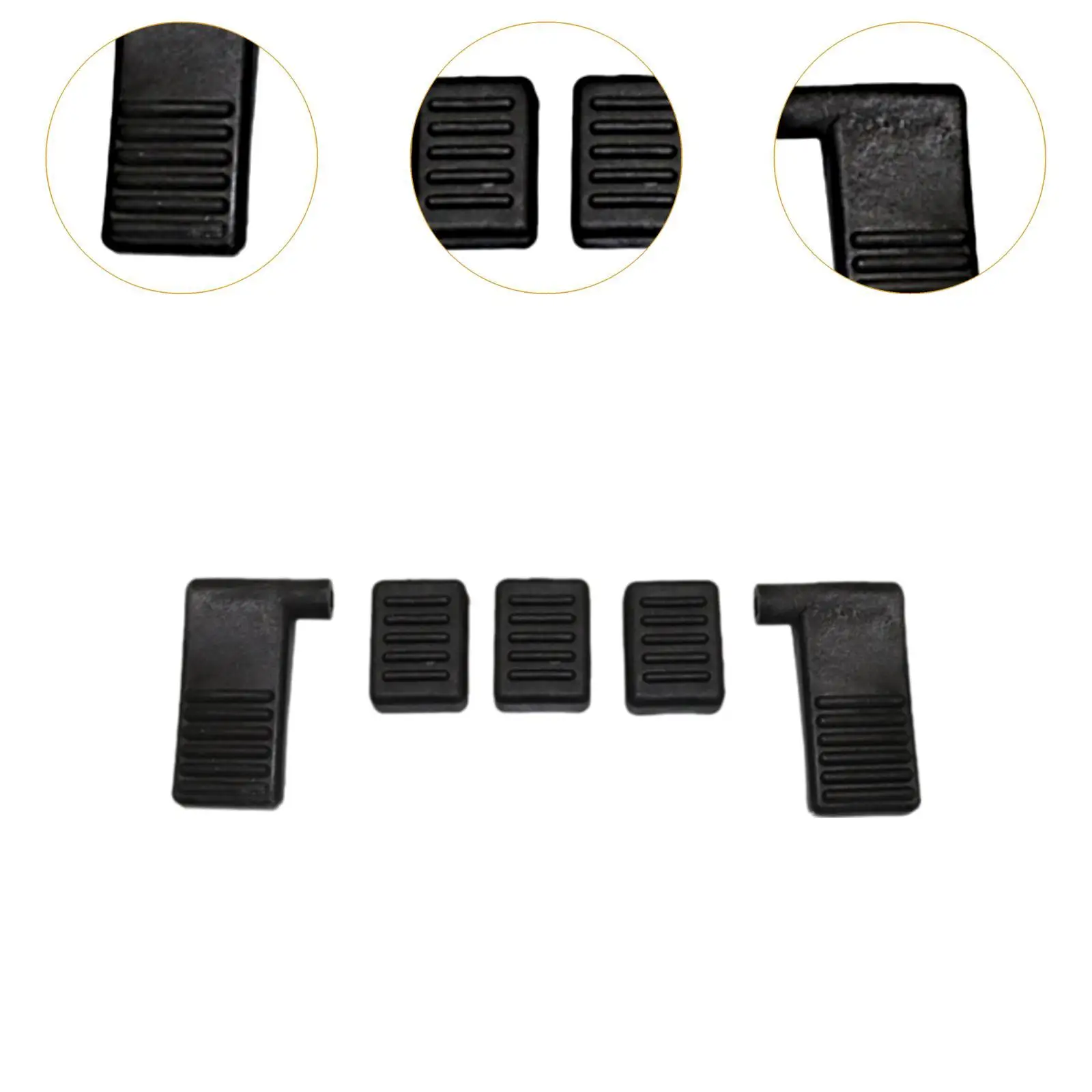 5 Pieces Car Footboard Footpeg Fittings Replacements Sturdy Enhanced Comfort Accessories Footrest for Tyre Changer
