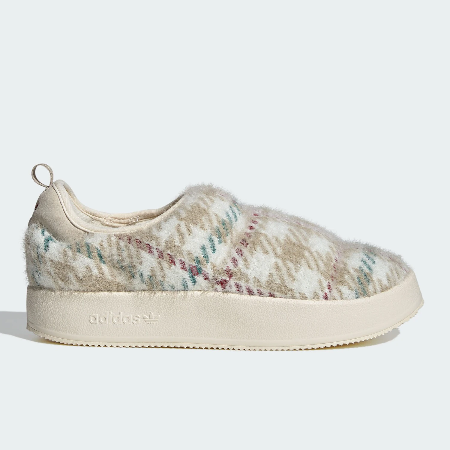 

Adidas натуральная клевер PUFFYLETTE мужские и женские повседневные туфли для доски ID6142