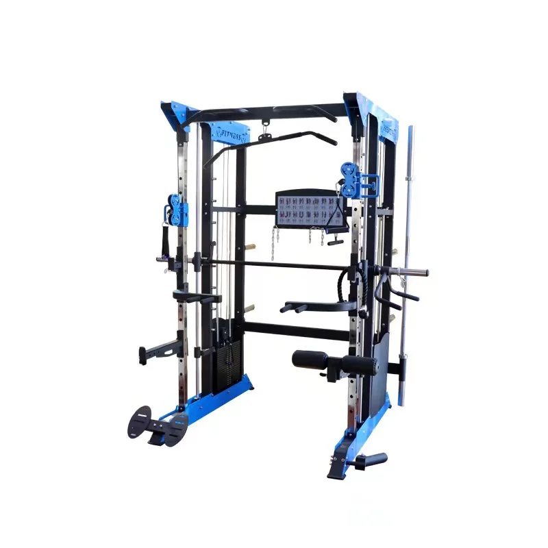 Functional Combination Fitness Gym Equipment Power cage Squat Rack Smith Machine