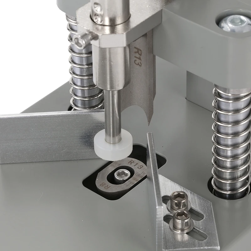 Paper Cutting Corner Cutting Blade Kit R3/R4/R5/R6/R8RR10/R13 With 2Pcs Blade+2Pcs Screws+1*Paper Cutting Die+1*Hexagon Socket
