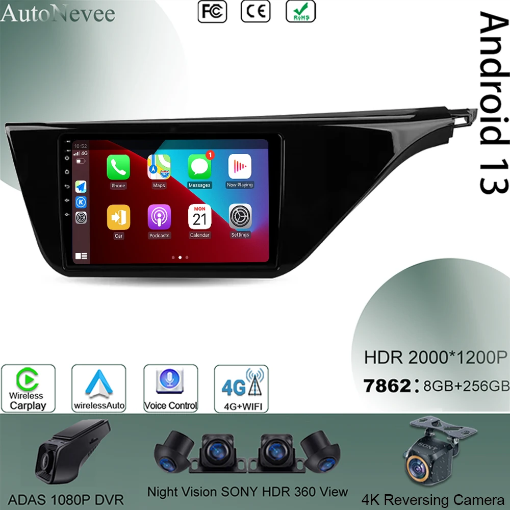 

Car Radio Carplay For Hyundai Creta 2 IX25 2024 Navigation GPS Android Auto Stereo Multimedia Player 5G Bluetooth Video No 2din