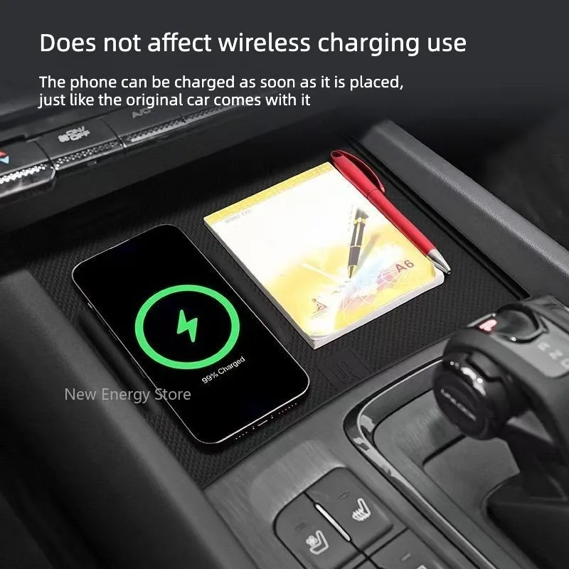 Suitable for GMW Haval H9 2024 2025 Silicone Wireless Charging Anti Slip Pad Center Console Dust Pad Interior Modify Accessories