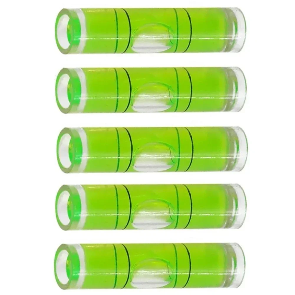 5 * Precision Bubble Mini -Spirit Level Bubble Set Bubble Clamp Level Bullseye Level Mini Balancer-strumento di misurazione del livello dello spirito