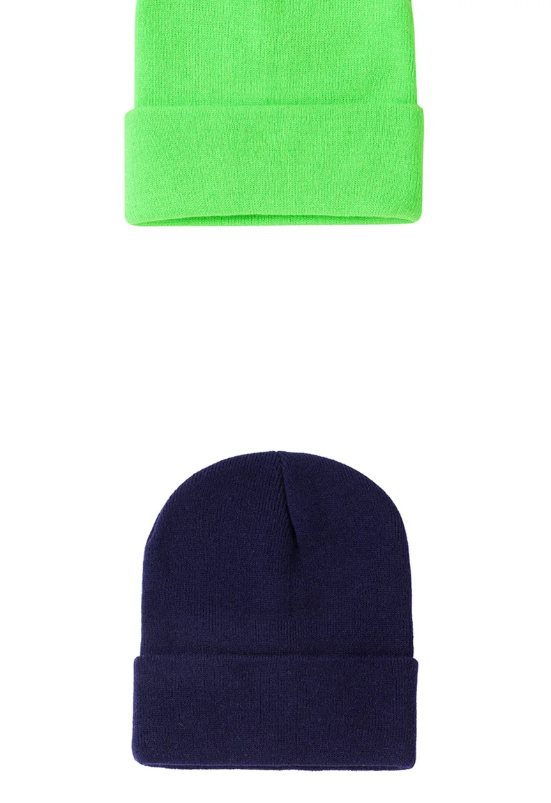 Individuell besticktes Logo Unisex-Beanie-Mütze, randlose Freizeitmütze für Herren, winterkältebeständige warme Strickmütze, Damenmütze – Detail 13