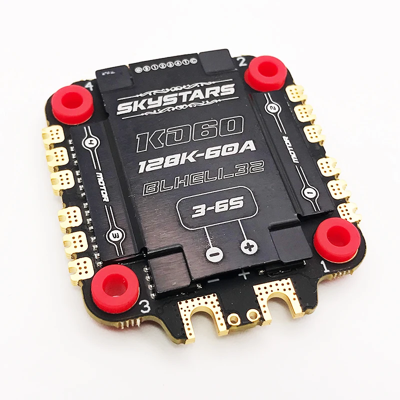 Skystars BL32-60A 4IN1 3-6S Brushless ESC BLheli32 DShot1200 4-in-1 ESC support 128K Dshot600 Multishot for RC FPV Racing Drone