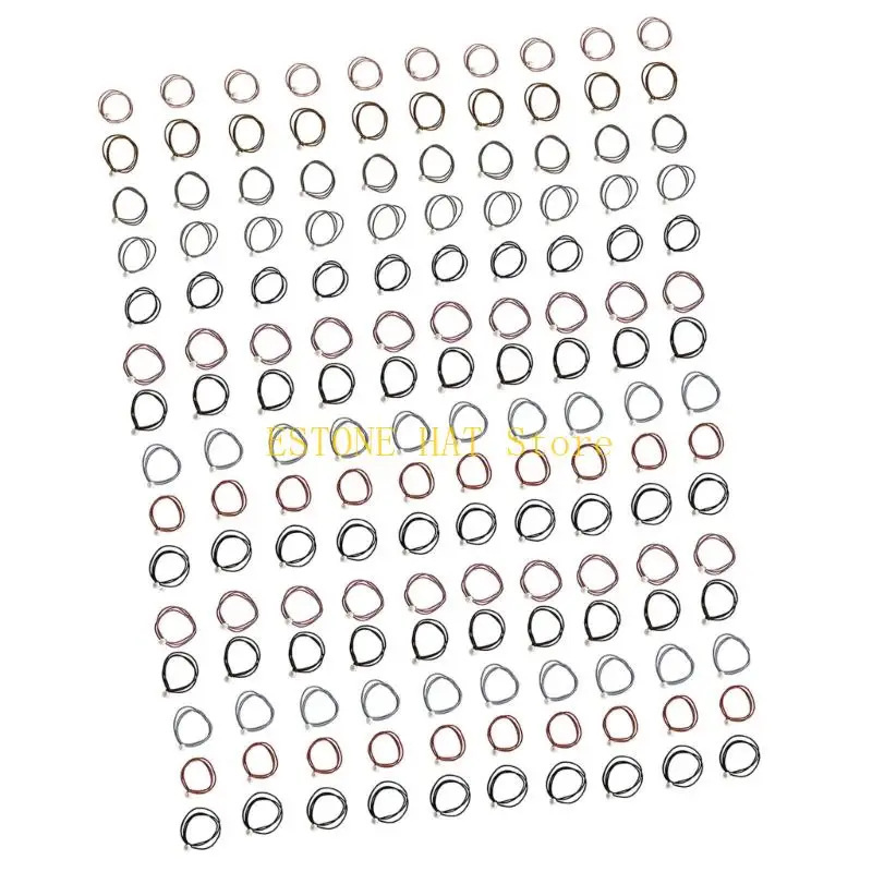 

Аксессуары для хвоста 49MF, эластичные, разных ярких оттенков, гладкие на волосах, регулярное использование