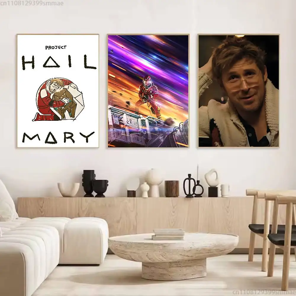 project hail mary ryan gosling Classic Wall Art, Canvas Print Poster, Suitable for Home, Living Room