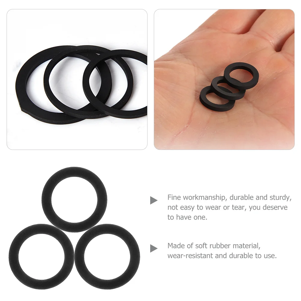 

3Pcs Cassette Tape Machine Belt 18mm Accurate Size Sturdy Recorder Pulley Belt Repeater Supply Recorder Accessory