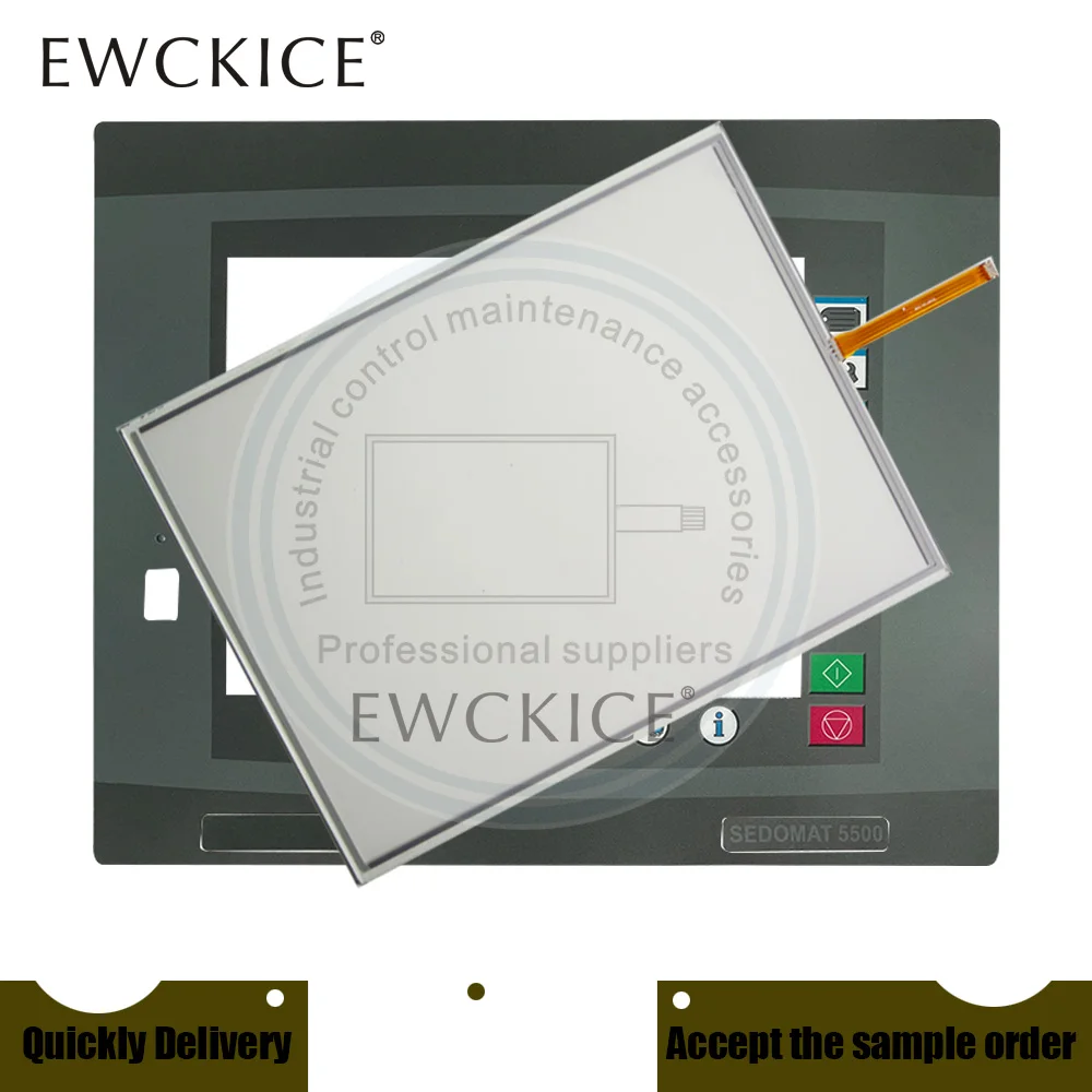 NEW  5500 HMI A9021007 PLC Touch screen AND Front label