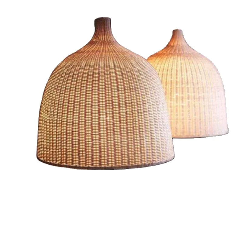 Handmade Bamboo Lamp Ceiling Lamp Shades Natural Guest Room Hotel Bamboo Chandelier Home Decoration Lighting Lamps