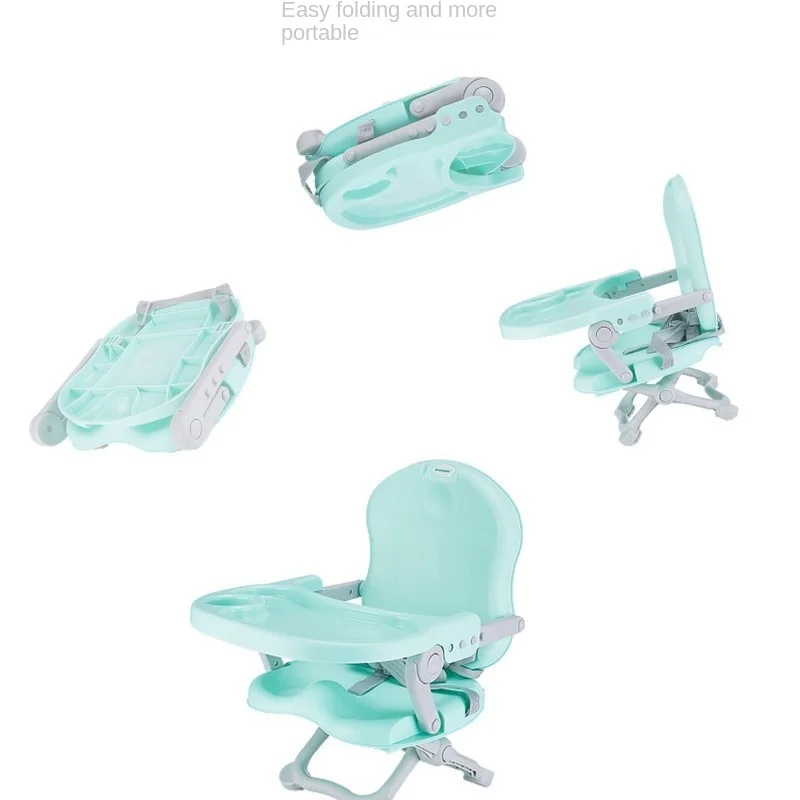 Baby Dining Chair Foldable Portable Suitable For Children To Go Out Learn Eat Seating Chair Dining Table Chair Household Use - Image 6