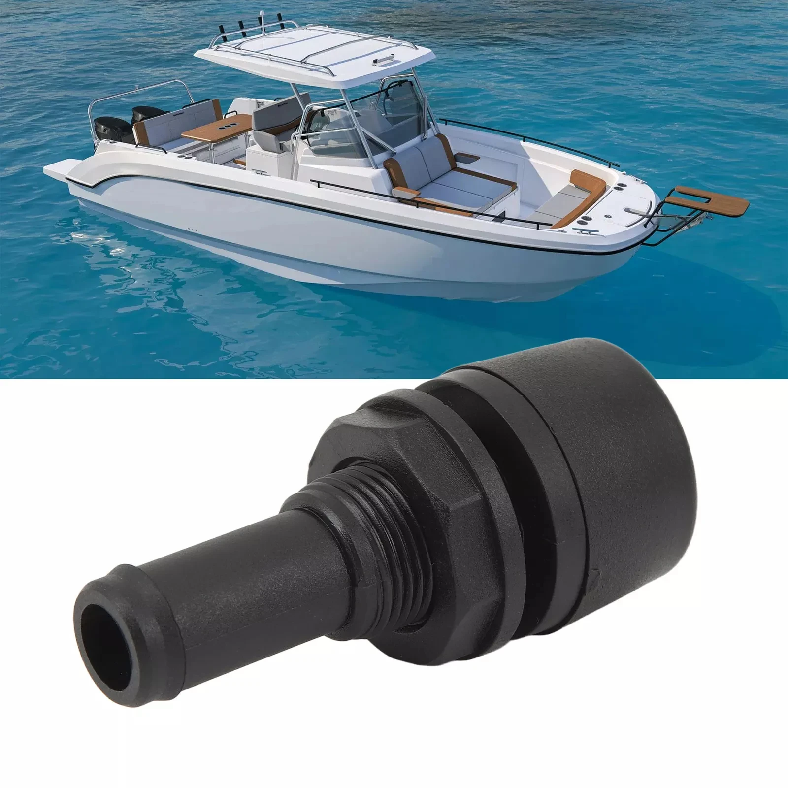 

Fuel Vent Straight Breather Vent Gas Tank Breather Weather-Resistant Boat Vent For Recreational Yachts Boating