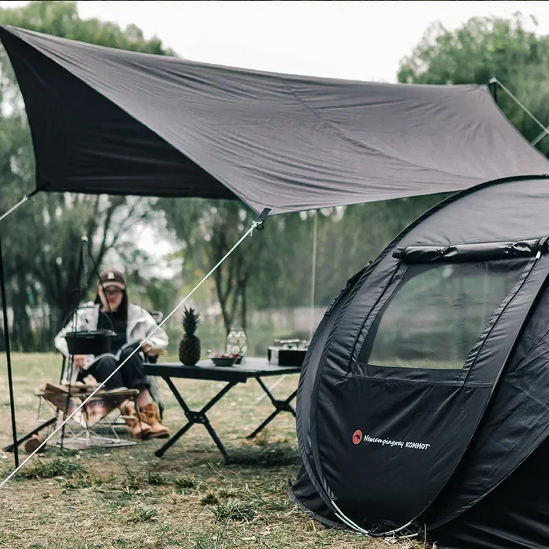 Imagem -03 - Waterproof Barracas de Acampamento ao ar Livre Automática One-touch tipo Shelter Leve Grande Tarp Suprimentos Camping Equipment Pessoas