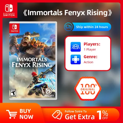 Nintendo Switch Game - Immortals Fenyx Rising - Eu Version  Games Cartridge Physical Card