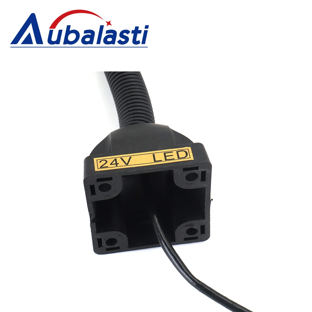 Aubalasti 220V 24V LED macchina utensile lavoro luce collo d'oca industriale CNC macchina utensile fresatrice lampada di illuminazione